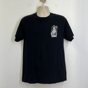 RSQ - Lost In Paradise Skeleton Hulu Beach Skeleton Graphic T Shirt Medium